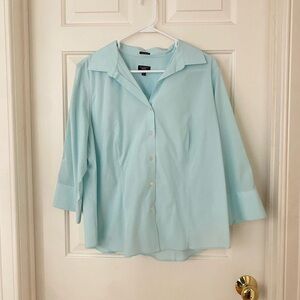 Talbots Light Blue Collared Shirt